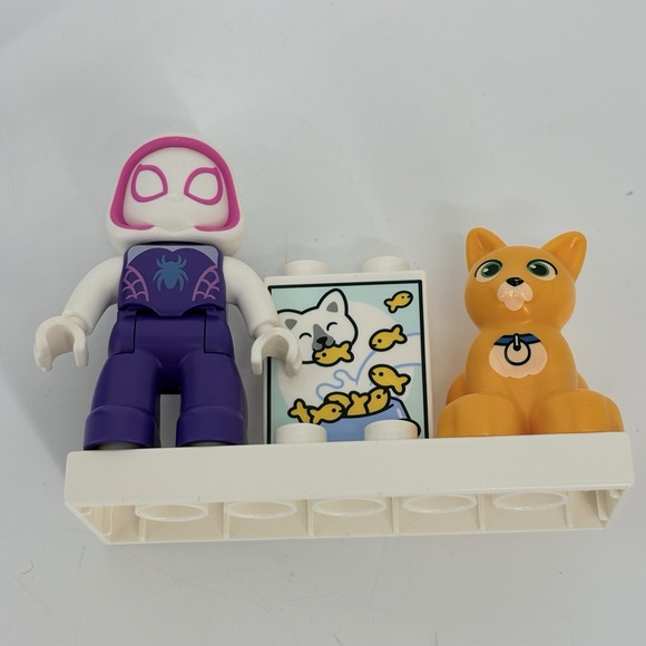 LEGO DUPLO: Marvel 10995 Characters‎ Spider Man and Gwen Purple Ghost ONLY - Picture 2 of 5